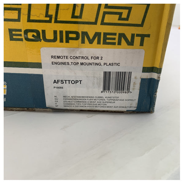 Vetus AFSTTOPT top mount dual motor og gearkasse morse kontrol håndtag