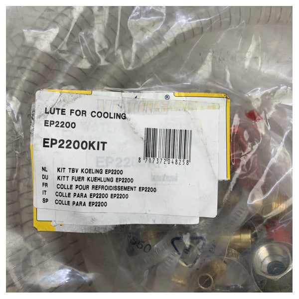 Vetus EP2200 cooling installation kit with hose and connection