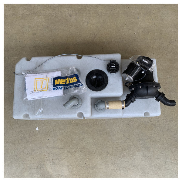 Vetus WWS8824B 88L waste water tank system with pump 24V