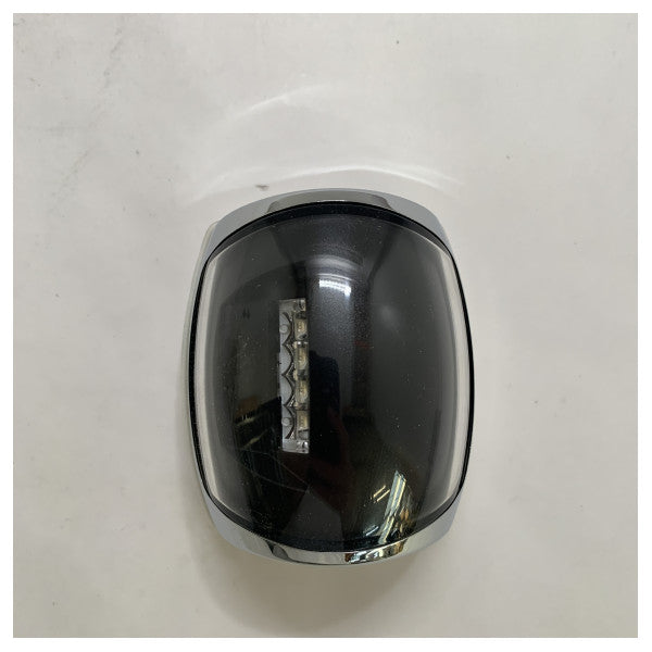 Luz de navegación de estribor LED plateada SCI recubierta de negro 12/24V - C2-0520