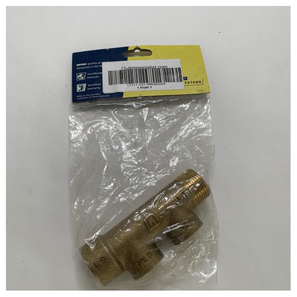 Vetus Brass Marine Manifold Distributor с 1x G1 вход и 2x G3/4 - MAN2G3/4