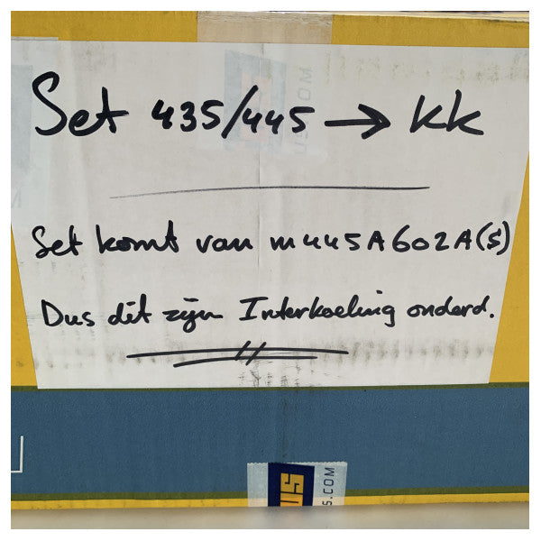 Vetus M4.45 | M4.35 motor intercooler izmjenjivač topline kit uključujući pumpu s impelerom