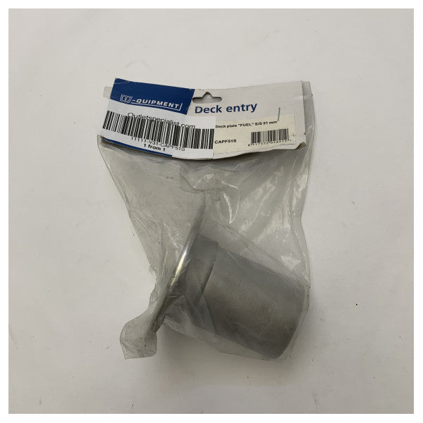 Vetus неръждаема стомана горивен капак 51mm за дизелови лодки - водонепроницаема морска палуба - CAPF51S