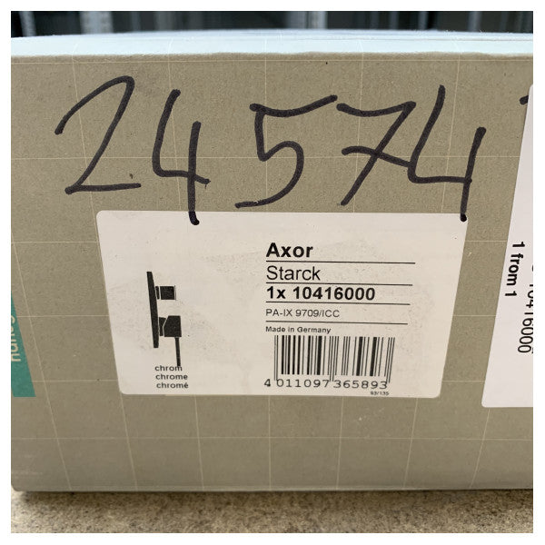 Hansgrohe Starck banyo bataryası tırnağı krom tek kollu - 10416000