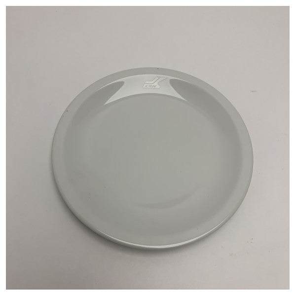 CRN Richard Ginori Plato de Cerámica para Frutas 21cm con Logotipo CRN Capri Cromado - Vajilla Náutica Duradera