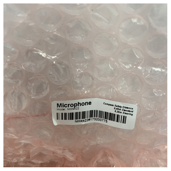 Netwave Wavenet NW4422 Edelstahl-Mikrofon in Marinequalität für klare Schiffskommunikation