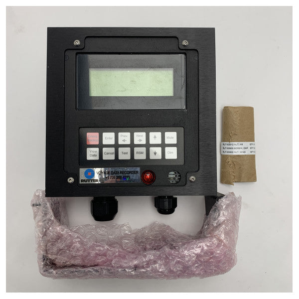 Rutter VDR drift- och larmenhet RUT-01007-AA - hållbar kontrollpanel med LCD-display för marin fartygsdatalogger