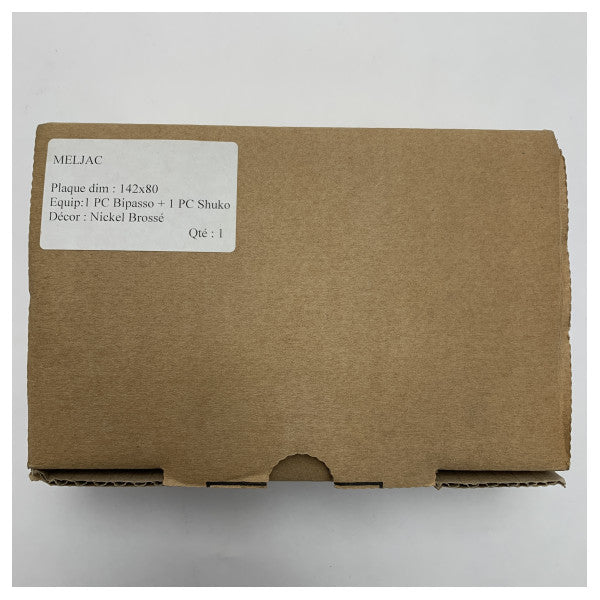 メルジャックマリンステンレスデュアルソケットプレート-ボート用防水バイポーラ&Schukoコンセント