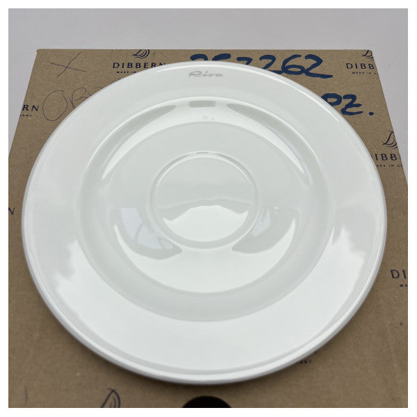 Dibbern Riva original sauce boat stand plate white - 01-234-000-000193