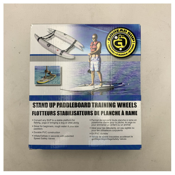 Airhead AHSUPA006 Conjunto de rodas laterais de treino insufláveis SUP branco