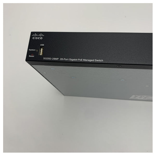 Cisco SG350-28MP-K9-EU Switch de Rede Gerido PoE de 28 Portas Gigabit para Negócios e Aplicações Marítimas