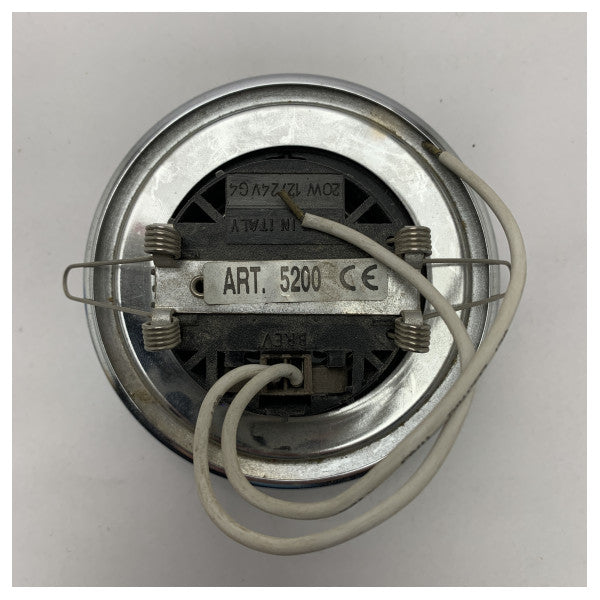 Projetor BCM 5200 com acabamento cromado e design moderno