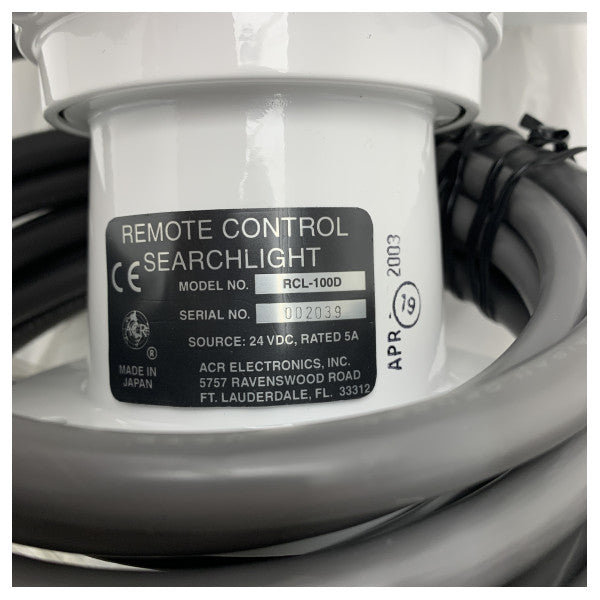 Farol de busca com controlo remoto ARC RCL-100D 24V