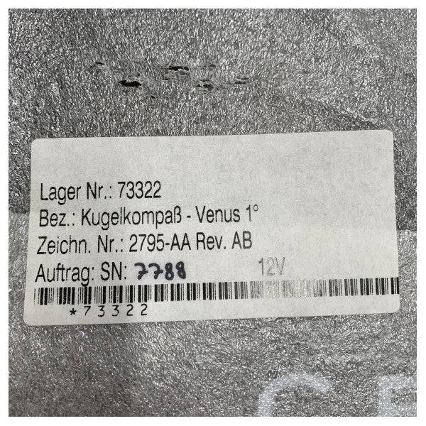 C Plath Venus 5-дюймовий рідинний компас чорний - 2795AA