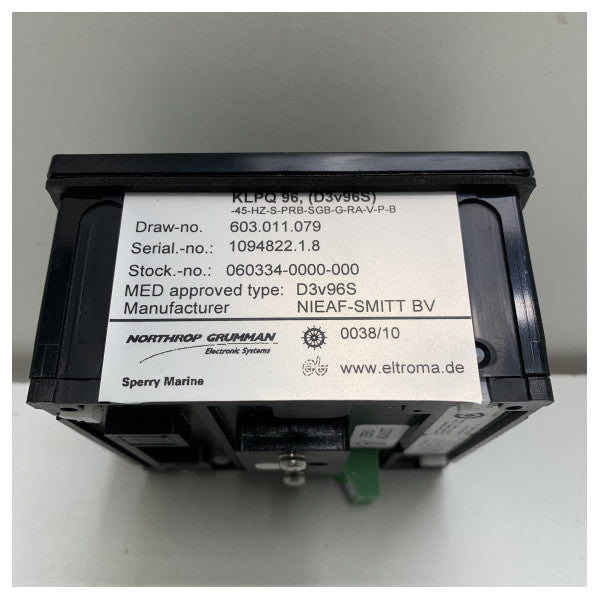 Sperry console mount rudder angle indicator 45 degree - 060334-0000-000