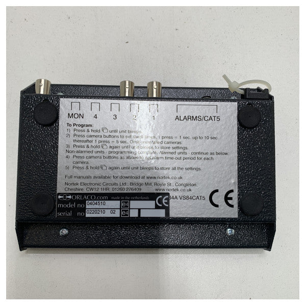 Orlaco 2-1 Video Camera Switcher - 0404510