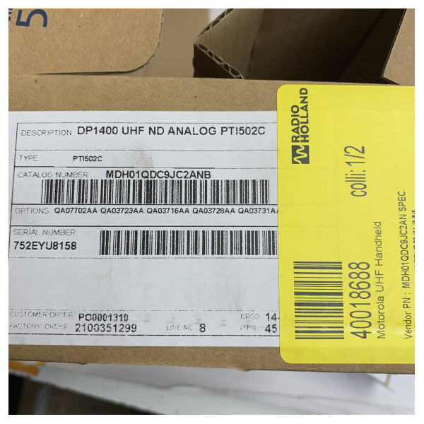 Motorola DP1400 UHF Ręczny Radiotelefon Dwukierunkowy Portofoon - Niezawodne Urządzenie Komunikacji Morskiej