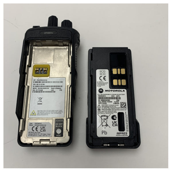 Radio marina de mano VHF Motorola DP4801EB con GPS, Bluetooth, WiFi - Impermeable DMR UHF - MDH56JDN9RA1ANB