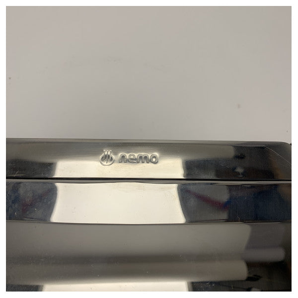 Nemo 218.760/OC160DX ovala, öppningsbara porthål i rostfritt stål 235 x 435 mm