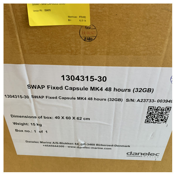 DANELEC Capsule Fixe MK4 48 heures 32 Go excl. balise - unité SWAP - 1304315-30