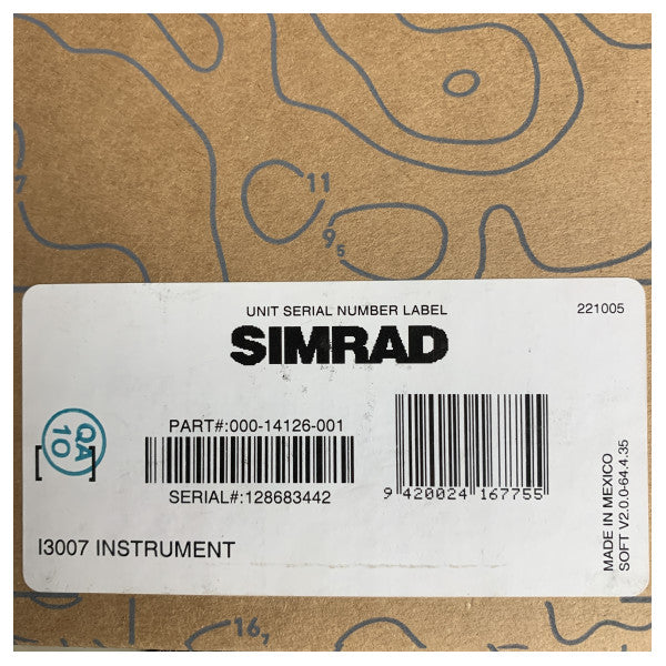 Simrad I3007 Deniz Aletleri Ekranı - 7 İnç Çok Fonksiyonlu Ekran - 000-14126-001