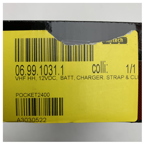 Radyo Okyanus Pocket 2400 Taşınabilir VHF Deniz Radyo - Güvenilir Su Geçirmez Taşınabilir