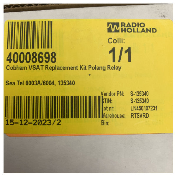 Комплект за подмяна на реле Cobham Sea Tel VSAT за 6003A/6004 Polang