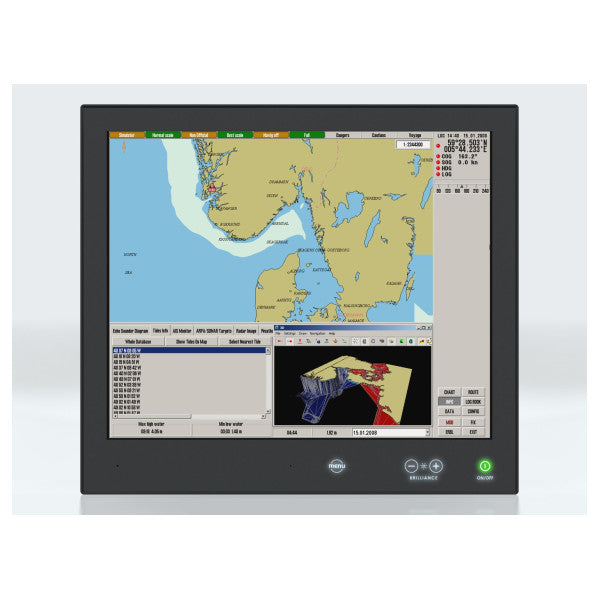 Hatteland HD 19T21 STD-MA4-FAGA-40095 19 tuuman LED-monitoiminen merinäyttö