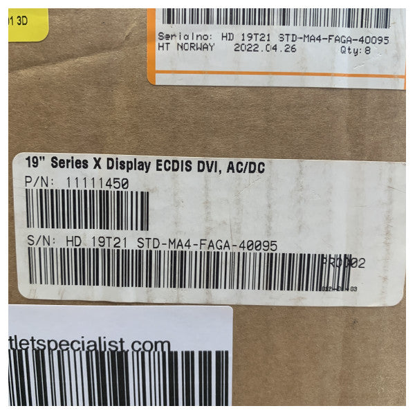 Hatteland HD 19T21 STD-MA4-FAGA-40095 19 tuuman LED-monitoiminen merinäyttö