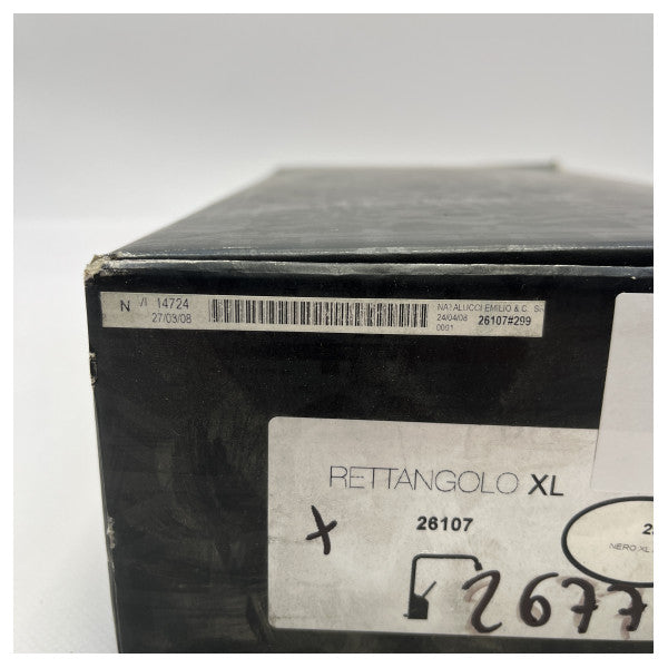 Gessi Rettangolo XL Schwarz Waschtischmischbatterie Ersatzteile 26107.299 mit flexiblen Schläuchen aus Edelstahl