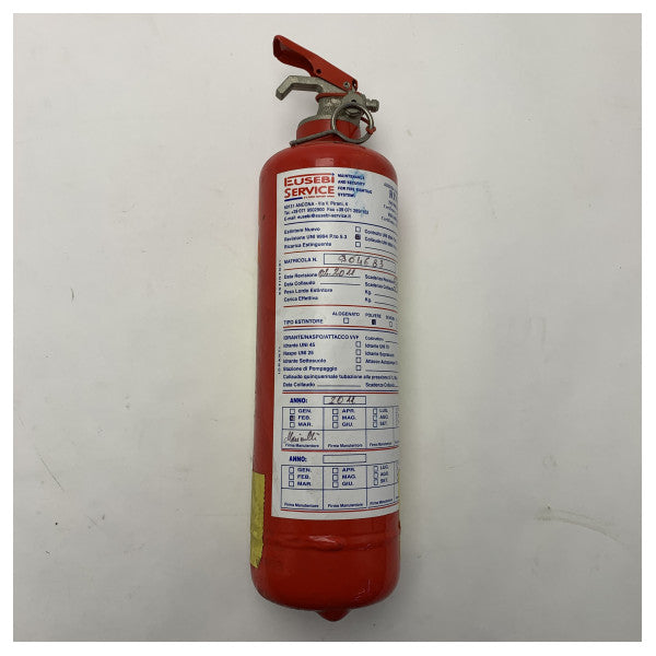 Denizde Kullanım için Taşınabilir 1kg ABC Tozlu Yangın Söndürücü - Kompakt, Dayanıklı ve Güvenli