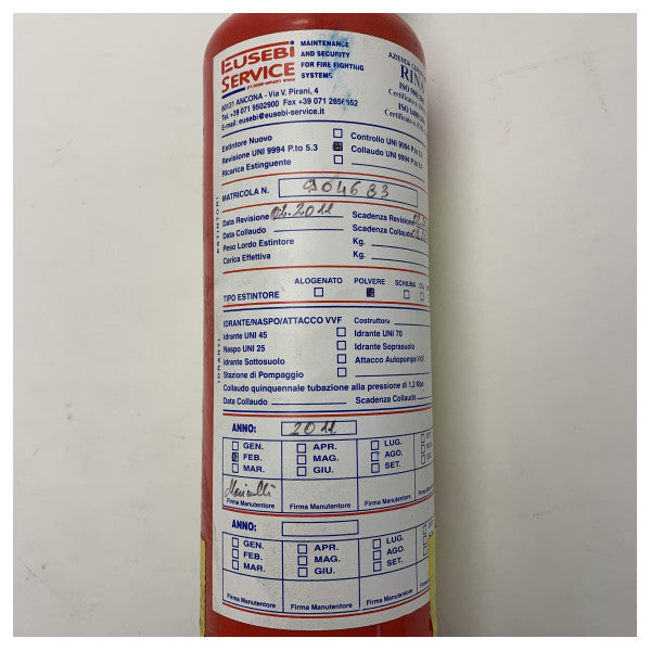 Denizde Kullanım için Taşınabilir 1kg ABC Tozlu Yangın Söndürücü - Kompakt, Dayanıklı ve Güvenli