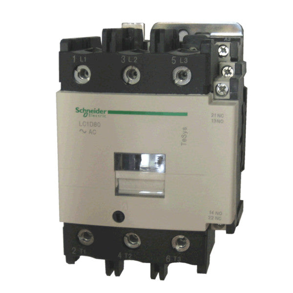 Schneider Electric LC1-D80 Contacteur 3 pôles 240V AC Durable Marine Grade Motor Control Switch