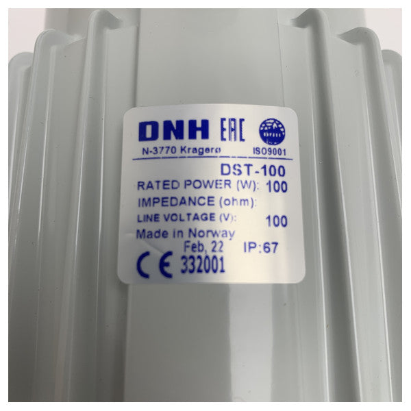 DNH Zenitel 100V 100W Horn Loudspeaker Driver Unit IP67 for Marine and Industrial Use