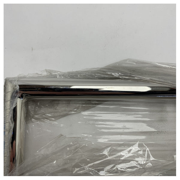 Suporte de toalhas em aço inoxidável polido - Acessório marítimo durável e resistente à corrosão para barcos e navios