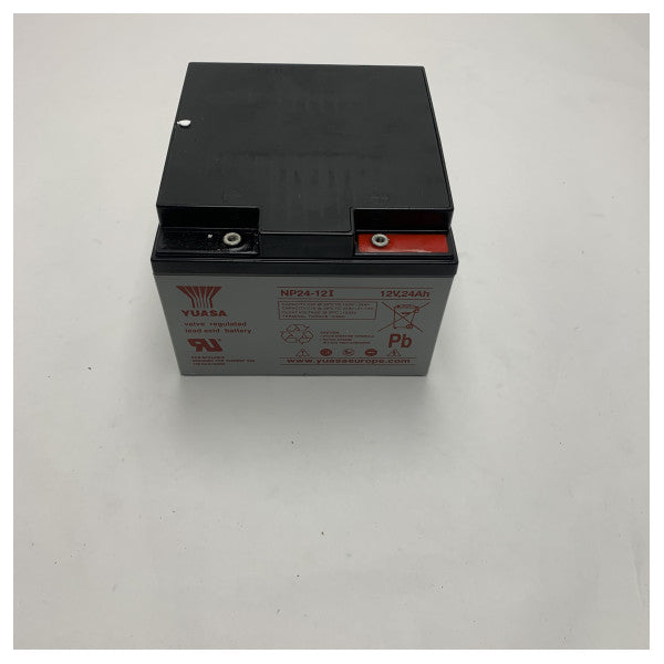 Güvenilir Güç için Yüksek Kaliteli Yuasa NP24-12I 12V 24Ah Bakım Gerektirmeyen Kurşun Deniz Aküsü
