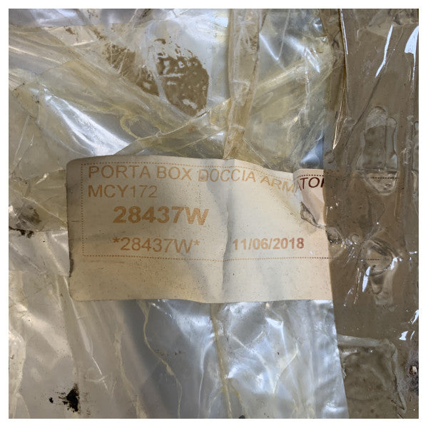 パレマSRL ステンレス製透明シャワードア