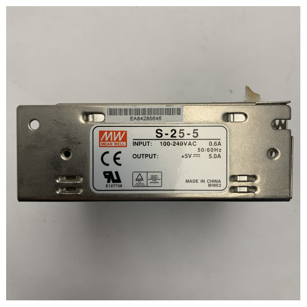 Sağlam Metal Muhafazalı ve Voltaj Ayarlı Mean Well 5V 25W Deniz Güç Kaynağı