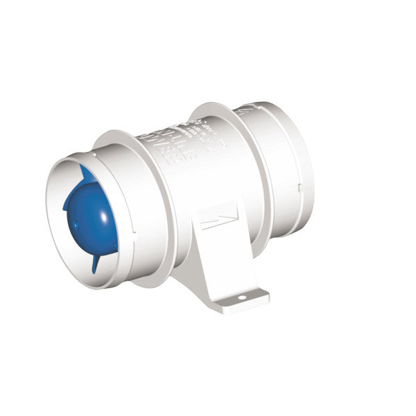 Regel 240-24V In-line vifte 100 mm hvit