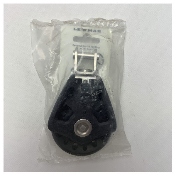 Lewmar 29927221BK Bozzello monodisco da 72 mm con ginocchiera da 12 mm
