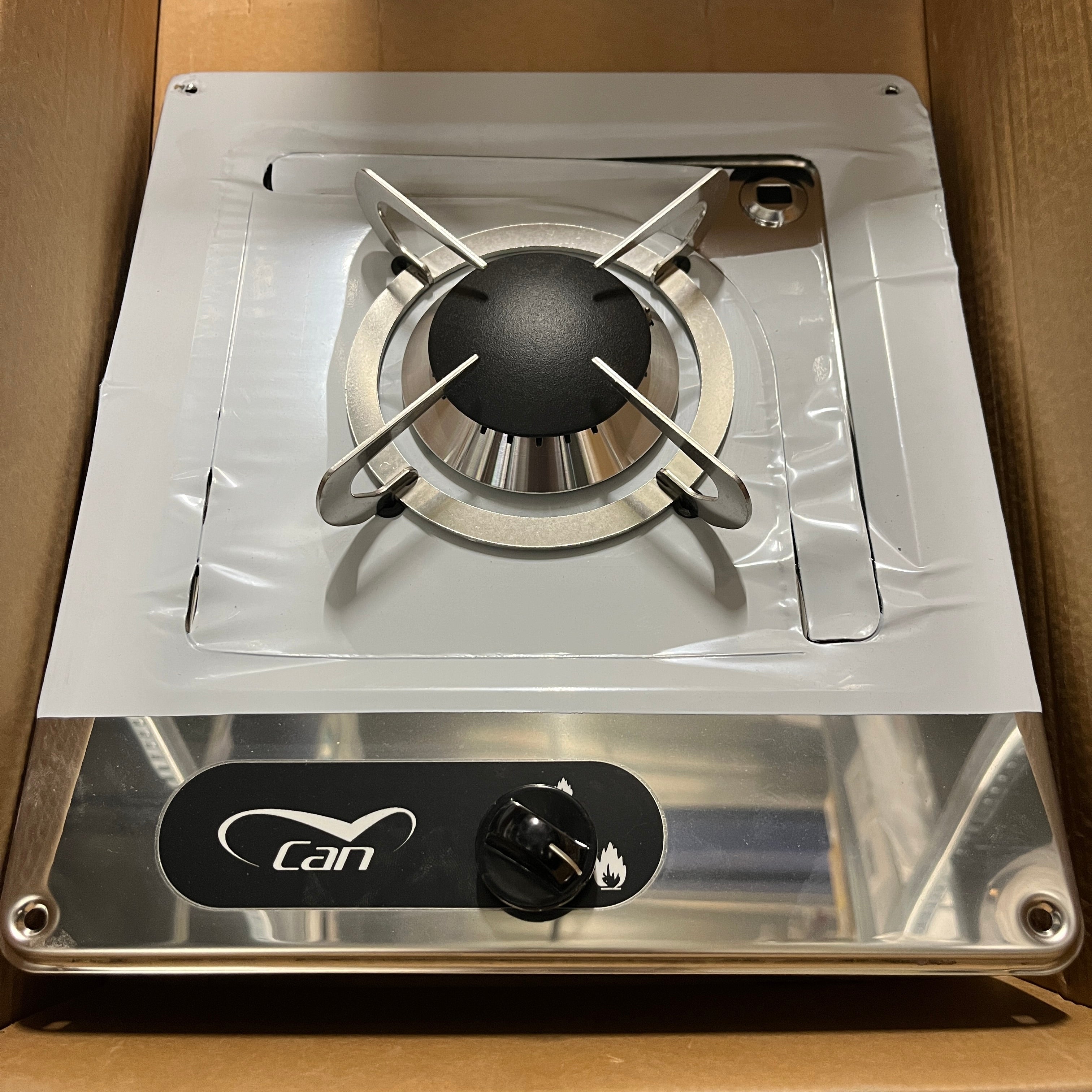 Газова печка за вграждане CAN с 1 горелка от неръждаема стомана - PC1320