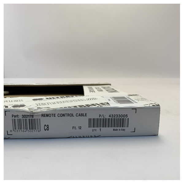 كابل التحكم البحري المتين Ultraflex 30217B - كابل تحكم بحري متين مقاوم للتآكل، 12 قدم