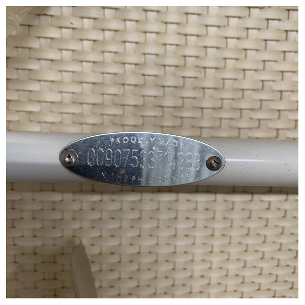 Плетений стілець Dedon Barcelona крейда - 027-001-083