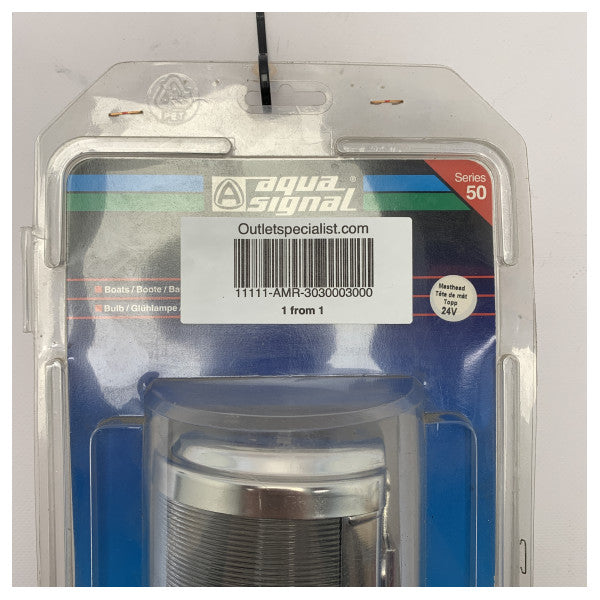 Навігаційний щогловий ліхтар Aqua Signal серії 50 з нержавіючої сталі 24В - 3030003000