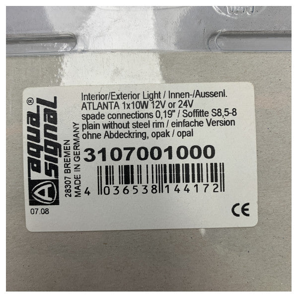 Luz interior Aqua Signal Atlanta 10W 12/24V - 3107001000