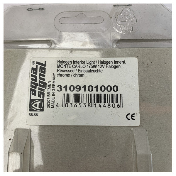 Aqua Signal Monte Carlo Halogen 12V downlight strålkastare - 3109101000