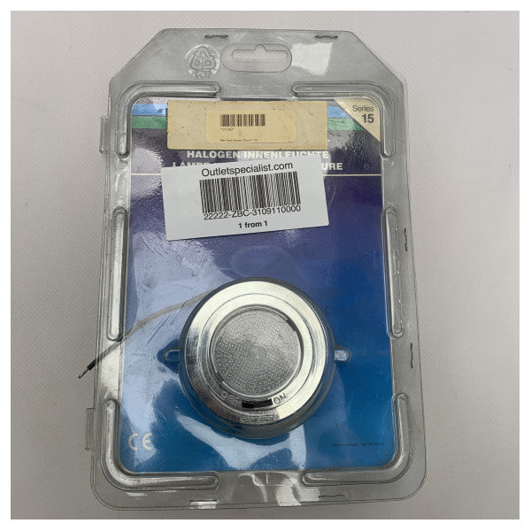 Luz interior cromada de halogéneo Aqua Signal Monte Carlo 5W 12V - 3109110000