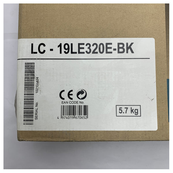 19-дюймовий LED-екран телевізора Sharp 19LE320E BK