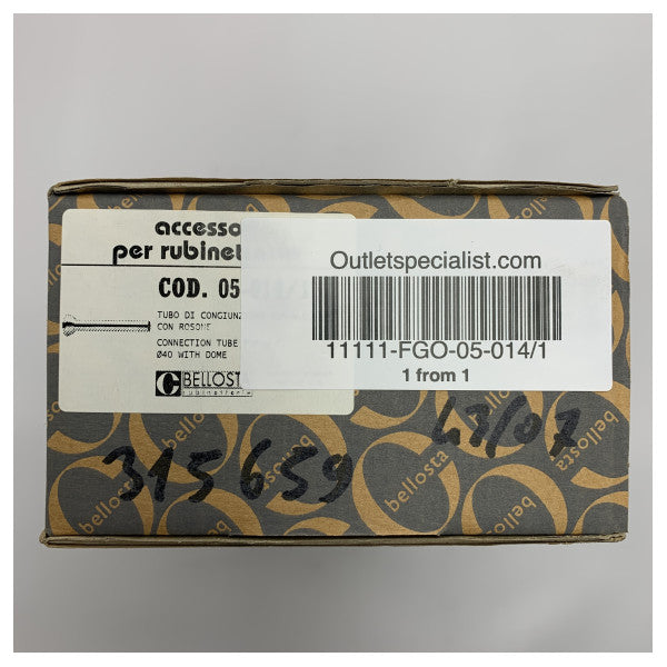 Bellost 05-014 / 1 Pipe Connection Durable Brass