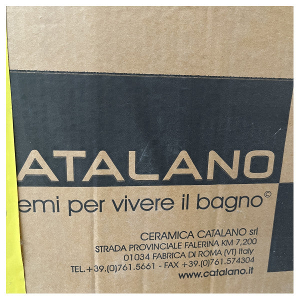 Catalano 12VE Verso 120 Λευκό κεραμικό ναυτικό νιπτήρα - Ανθεκτικός & μοντέρνος ναυτικός νιπτήρας